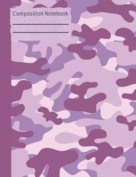Camouflage Purple Composition Notebook - 5x5 Graph Paper: 130 Pages 7.44 x 9.69 Quad Ruled Pages School Teacher Student Camo Subject Math Diagram