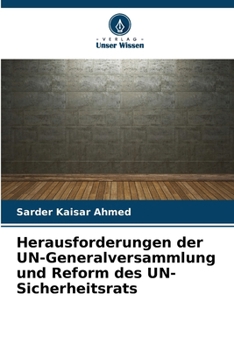 Paperback Herausforderungen der UN-Generalversammlung und Reform des UN-Sicherheitsrats [German] Book