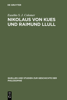 Hardcover Nikolaus von Kues und Raimund Llull [German] Book
