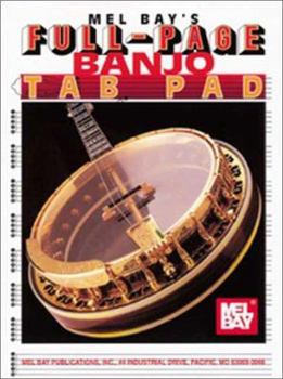 Electronics Full-Page Banjo Tab Pad Book