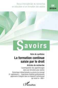 La formation continue saisie par le droit (Savoirs) (French Edition)