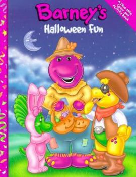 Paperback Barney's Halloween Fun Book