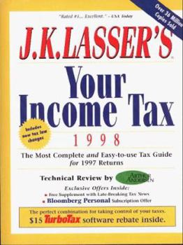 Hardcover J.K. Lasser's Your Income Tax 1998 (Serial) Book