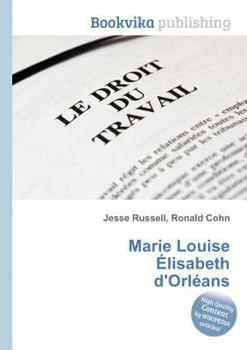 Paperback Marie Louise Elisabeth d'Orleans Book
