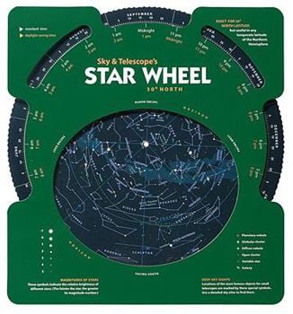 Wall Chart Sky & Telescope's Planisphere 30? North Book