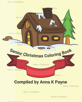 Paperback Senior Christmas Coloring Book