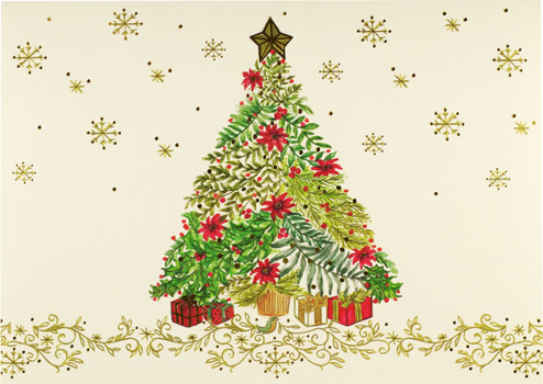 Misc. Festive Evergreen Deluxe Boxed Holiday Cards Book