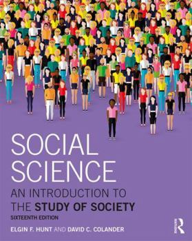 Paperback Social Science: An Introduction to the Study of Society Book