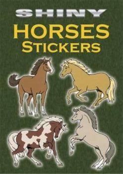 Paperback Shiny Horses Stickers Book