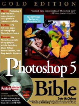Hardcover Photoshop 5 Bible Gold Edition [With (2)] Book