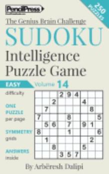 Paperback Sudoku Puzzle Books Volume 14. Easy. Sudoku Intelligence Puzzle Game Book