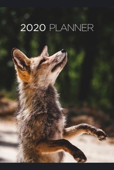 Paperback Fox Planner: 2020: Organizer and notebook: Beautiful fox Book