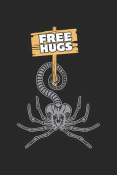 Free Hugs: Gefährlicher Skorpion Notizbuch liniert DIN A5 - 120 Seiten für Notizen, Zeichnungen, Formeln | Organizer Schreibheft Planer Tagebuch