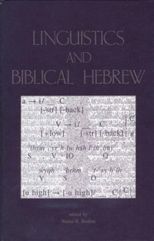 Hardcover Linguistics and Biblical Hebrew Book