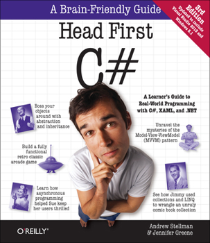 Paperback Head First C#: A Learner's Guide to Real-World Programming with C#, Xaml, and .Net Book