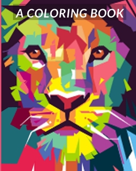 Paperback A Coloring Book: : animals Coloring Book for Adults 8x10 in Book