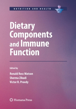 Paperback Dietary Components and Immune Function Book