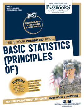 Paperback Basic Statistics (Principles Of) (Dan-4): Passbooks Study Guide Volume 4 Book
