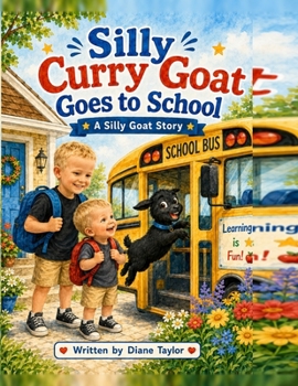 Paperback Silly Curry Goat Goes to School: A Silly Goat Story Book