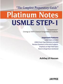 Paperback Platinum Notes USMLE Step-1: The Complete Preparatory Guide Book