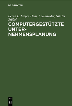 Hardcover Computergestützte Unternehmensplanung [German] Book