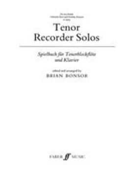 Paperback Tenor Recorder Solos Book