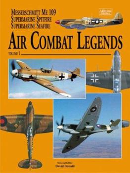 Hardcover Air Combat Legends: Supermarine Spitfire; Messerschmitt Bf 109 Book