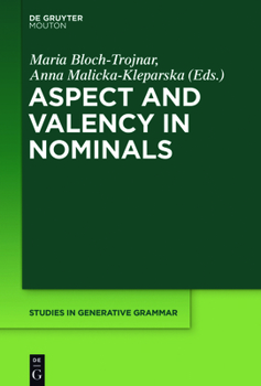 Hardcover Aspect and Valency in Nominals Book