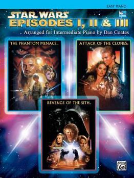 Star Wars Episodes I, II & III Instrumental Solos Book & CD (Violin & Piano Acc.)