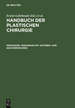 Hardcover Indexband mit Autoren- und Sachverzeichnis [German] Book