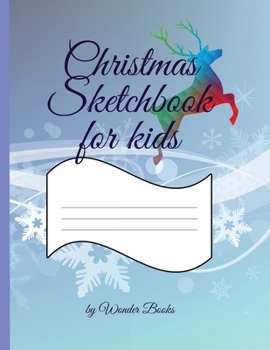 Paperback Christmas Sketchbook for kids Book
