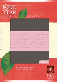 Paperback One Year Bible-NLT-Slimline: Arranged in 365 Daily Readings Book