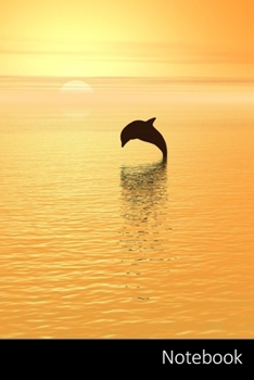 Notebook: Delfino taccuino / agenda / quaderno delle annotazioni / diario / libro di scrittura / carnet / zibaldone - 6 x 9 pollici (15,24 x 22,86 cm), 110 pagine, superficie lucida