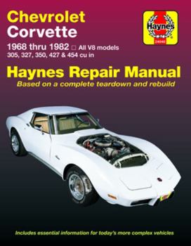 Paperback Chevrolet Corvette 1968-82 Book