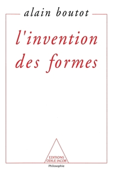 Paperback L'Invention des formes [French] Book
