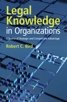 Hardcover Legal Knowledge in Organizations Book