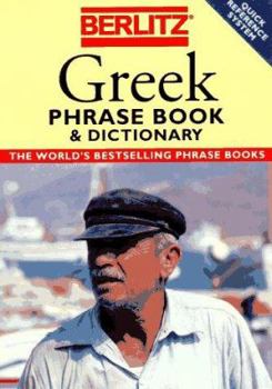 Paperback Berlitz Greek Phrase Book and Dictionary Book