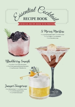 Paperback Essential Cocktail Recipe Book