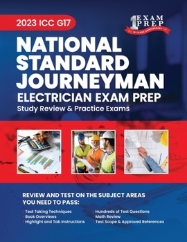 Paperback 2023 ICC G17 National Standard Journeyman Electrician Prep: 2023 Study Review & Practice Exams Book