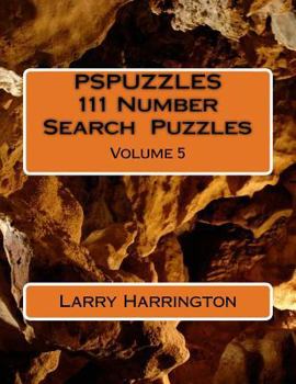 Paperback PSPUZZLES 111 Number Search Puzzles Volume 5 Book