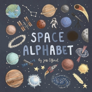 Paperback Space Alphabet Book