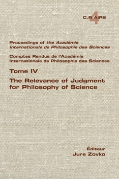 Paperback The Relevance of Judgment for Philosophy of Science Book