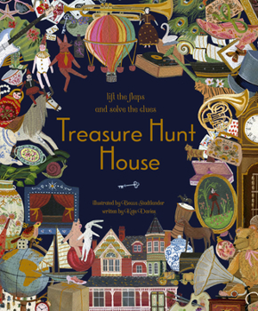 Hardcover Treasure Hunt House: Lift the Flaps and Solve the Clues... Book