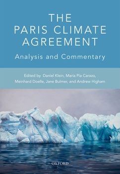 Hardcover Paris Agreement on Climate Change: Analysis and Commentary Book