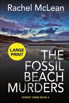 Paperback The Fossil Beach Murders (Large Print) [Large Print] Book