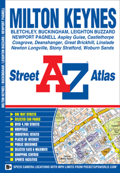 Paperback Milton Keynes A-Z Street Atlas Book