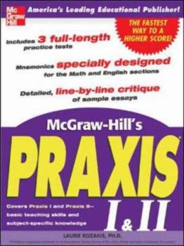 Paperback McGraw-Hill's Praxis I & II Exam Book