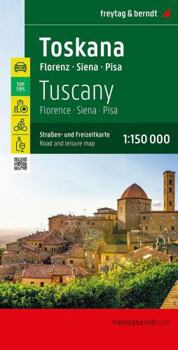 Map Tuscany/Florence Road Map Book