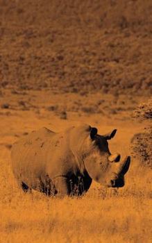 Paperback Alive! white rhino - Sepia - Photo Art Notebooks (5 x 8 series) Book