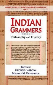 Hardcover Indian Grammars: Philology and History Book